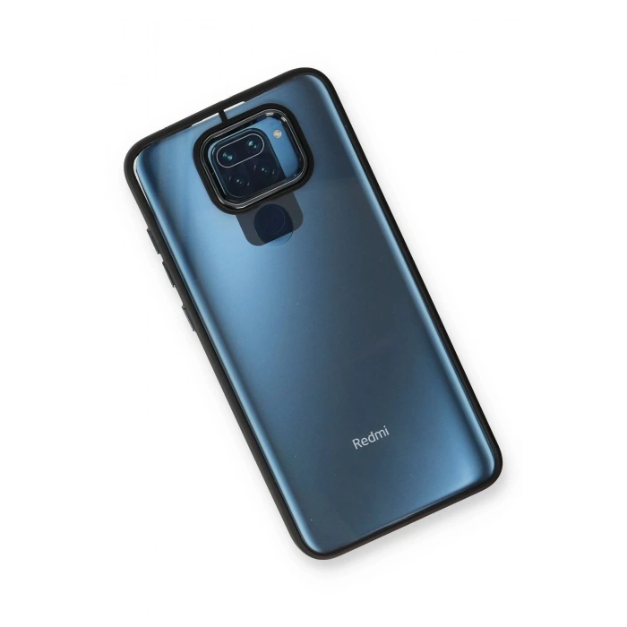 Xiaomi Redmi Note 9 Kılıf Dora Kapak - Siyah