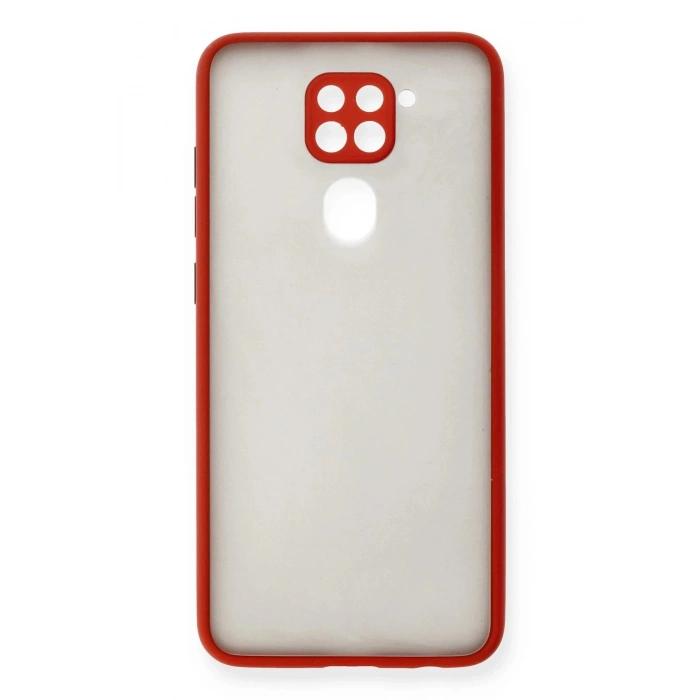 Xiaomi Redmi Note 9 Kılıf Montreal Silikon Kapak - Kırmızı