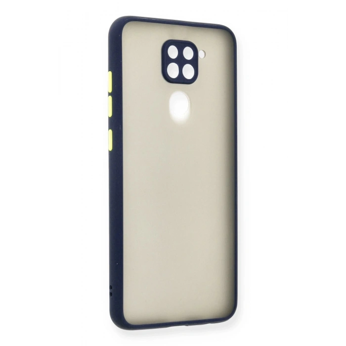 Xiaomi Redmi Note 9 Kılıf Montreal Silikon Kapak - Lacivert