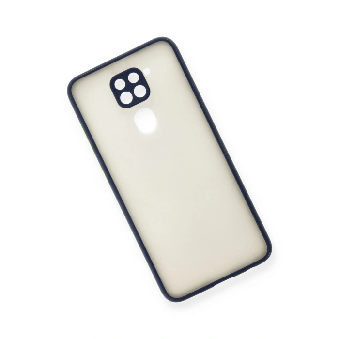 Xiaomi Redmi Note 9 Kılıf Montreal Silikon Kapak - Lacivert