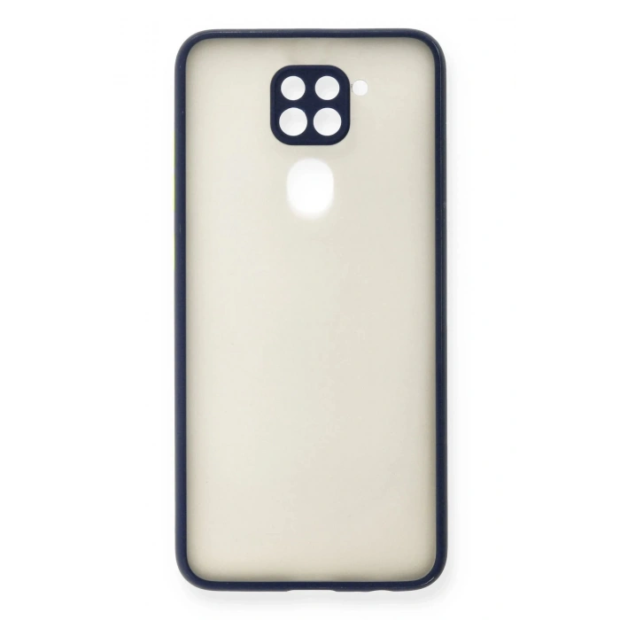 Xiaomi Redmi Note 9 Kılıf Montreal Silikon Kapak - Lacivert