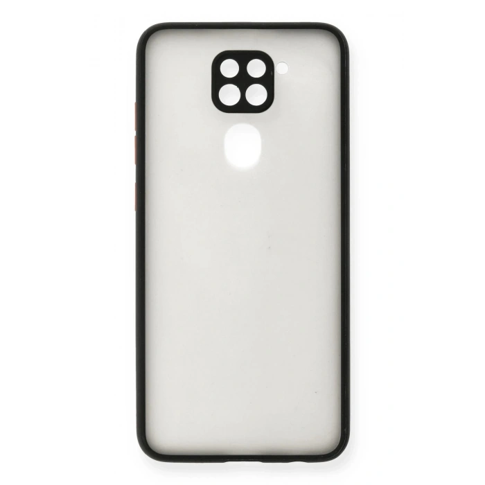Xiaomi Redmi Note 9 Kılıf Montreal Silikon Kapak - Siyah