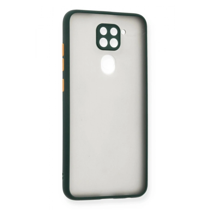 Xiaomi Redmi Note 9 Kılıf Montreal Silikon Kapak - Yeşil
