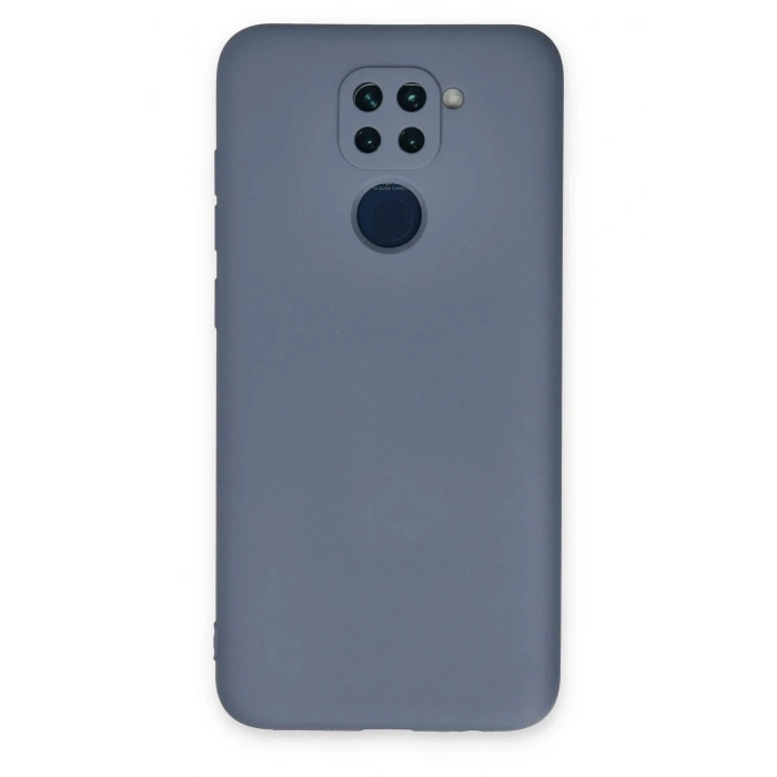 Xiaomi Redmi Note 9 Kılıf Nano içi Kadife Silikon - Gri