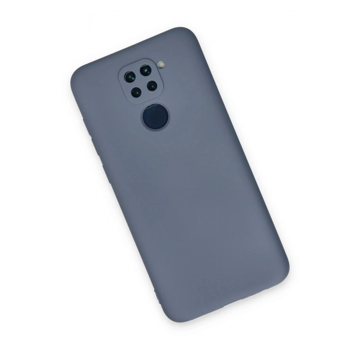 Xiaomi Redmi Note 9 Kılıf Nano içi Kadife Silikon - Gri