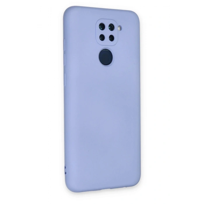 Xiaomi Redmi Note 9 Kılıf Nano içi Kadife Silikon - Lila
