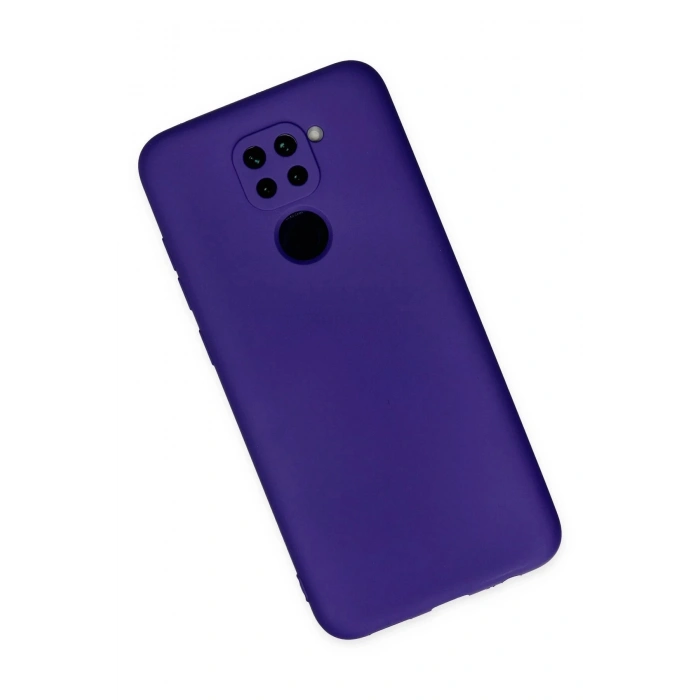 Xiaomi Redmi Note 9 Kılıf Nano içi Kadife Silikon - Mor