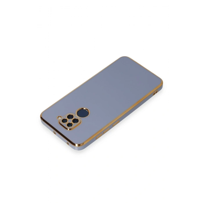 Xiaomi Redmi Note 9 Kılıf Volet Silikon - Mavi