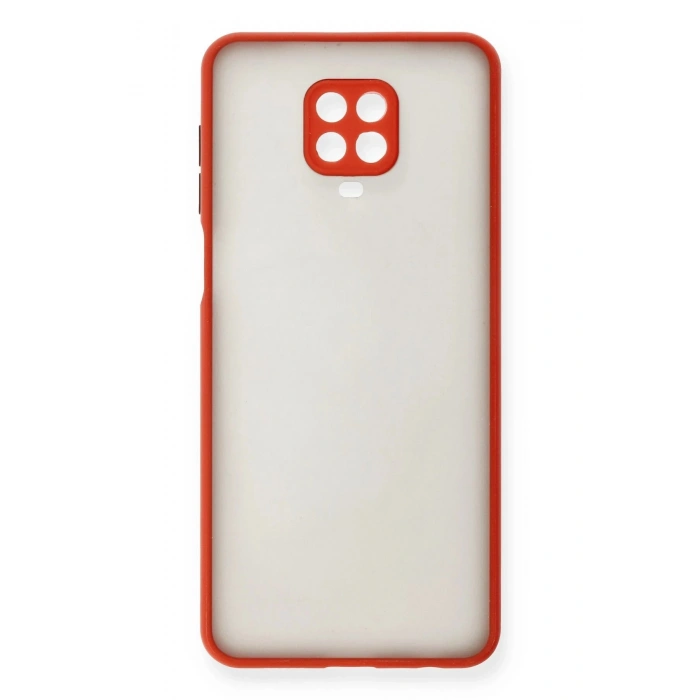 Xiaomi Redmi Note 9 Pro Kılıf Montreal Silikon Kapak - Kırmızı
