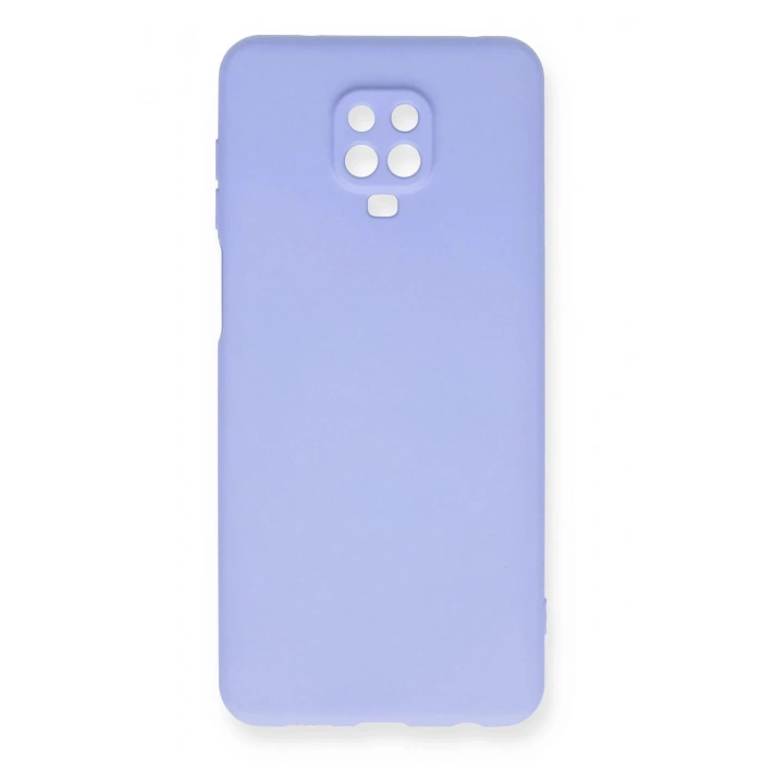 Xiaomi Redmi Note 9 Pro Kılıf Nano içi Kadife Silikon - Lila