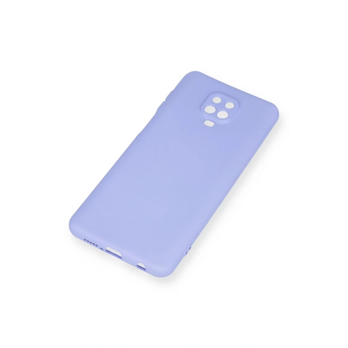 Xiaomi Redmi Note 9 Pro Kılıf Nano içi Kadife Silikon - Lila