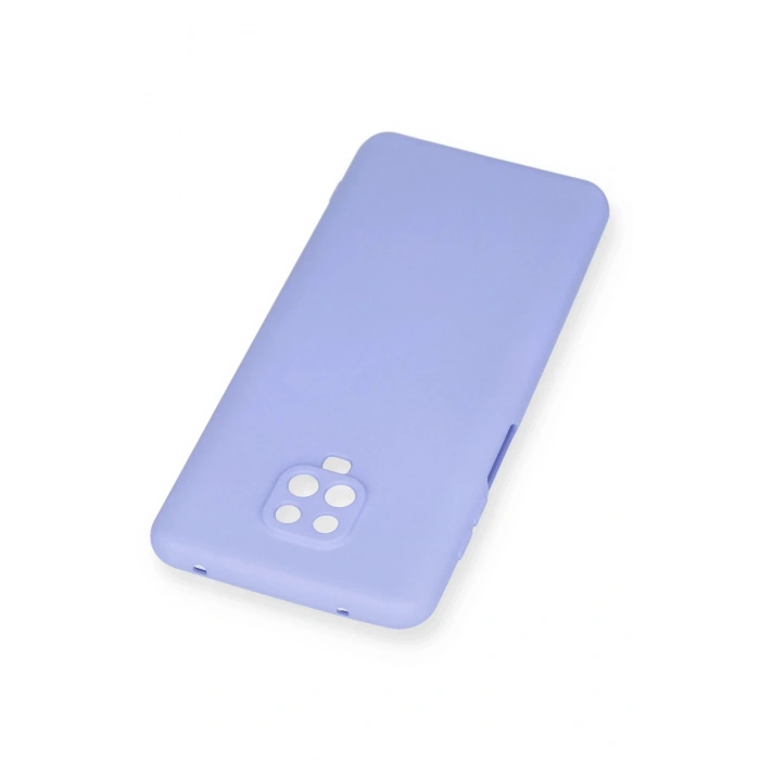 Xiaomi Redmi Note 9 Pro Kılıf Nano içi Kadife Silikon - Lila