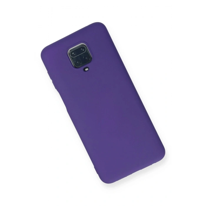 Xiaomi Redmi Note 9 Pro Kılıf Nano içi Kadife Silikon - Mor