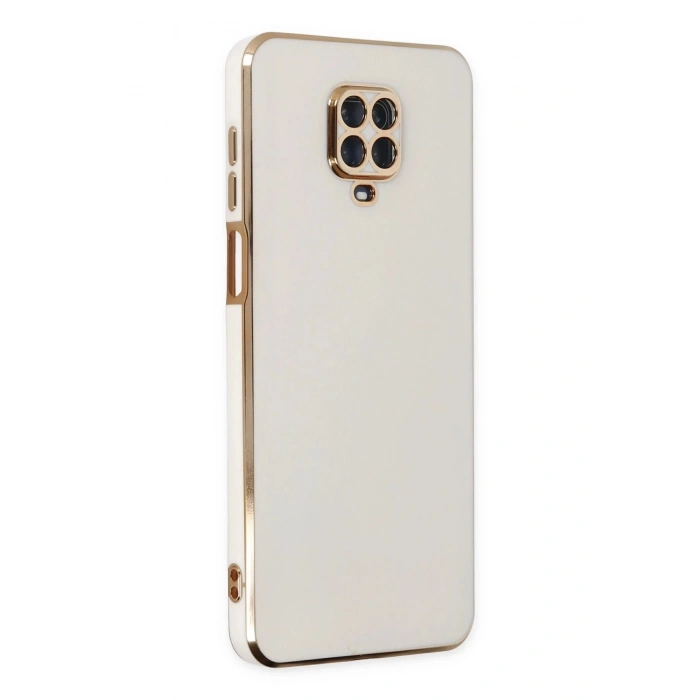 Xiaomi Redmi Note 9 Pro Kılıf Volet Silikon - Beyaz
