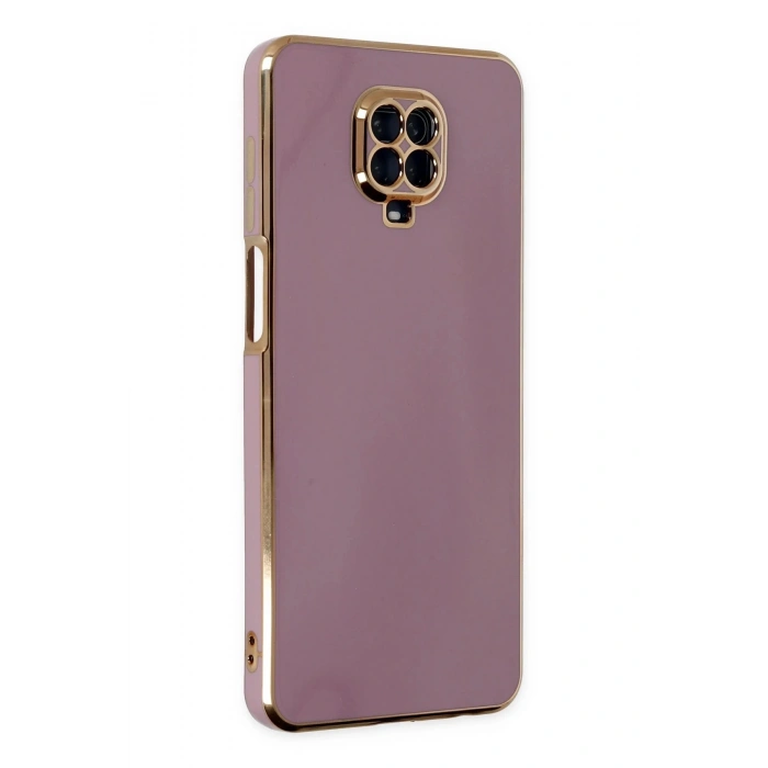 Xiaomi Redmi Note 9 Pro Kılıf Volet Silikon - Mor