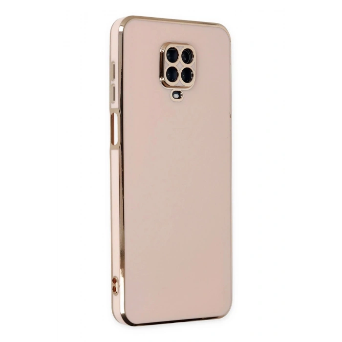 Xiaomi Redmi Note 9 Pro Kılıf Volet Silikon - Pembe