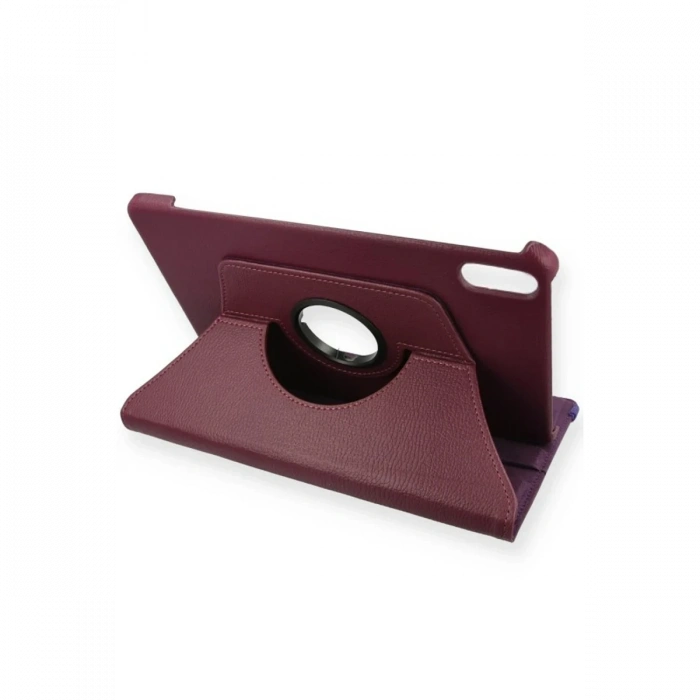 Xiaomi Redmi Pad 2 Kılıf 360 Tablet Deri Kılıf - Mürdüm