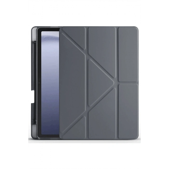 Xiaomi Redmi Pad Pro 12.1 Kılıf Kalemlikli Mars Tablet Kılıfı - Koyu Gri