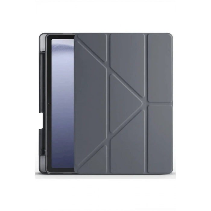 Xiaomi Redmi Pad Pro 12.1 Kılıf Kalemlikli Mars Tablet Kılıfı - Koyu Gri