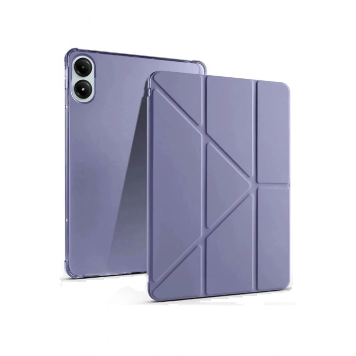 Xiaomi Redmi Pad Pro 12.1 Kılıf Kalemlikli Mars Tablet Kılıfı - Lila