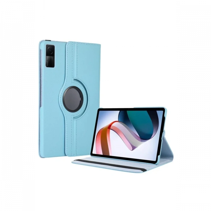 Xiaomi Redmi Pad SE 4G Kılıf 360 Tablet Deri Kılıf - Turkuaz