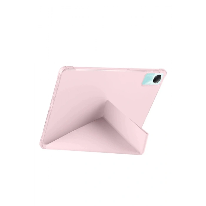 Xiaomi Redmi Pad SE 4G Kılıf Kalemlikli Mars Tablet Kılıfı - Rose Gold