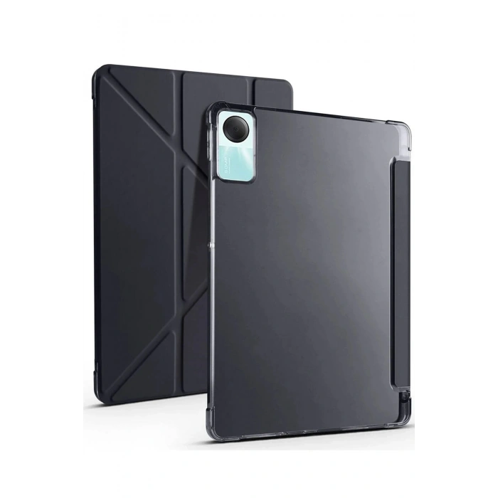 Xiaomi Redmi Pad SE 4G Kılıf Kalemlikli Mars Tablet Kılıfı - Siyah