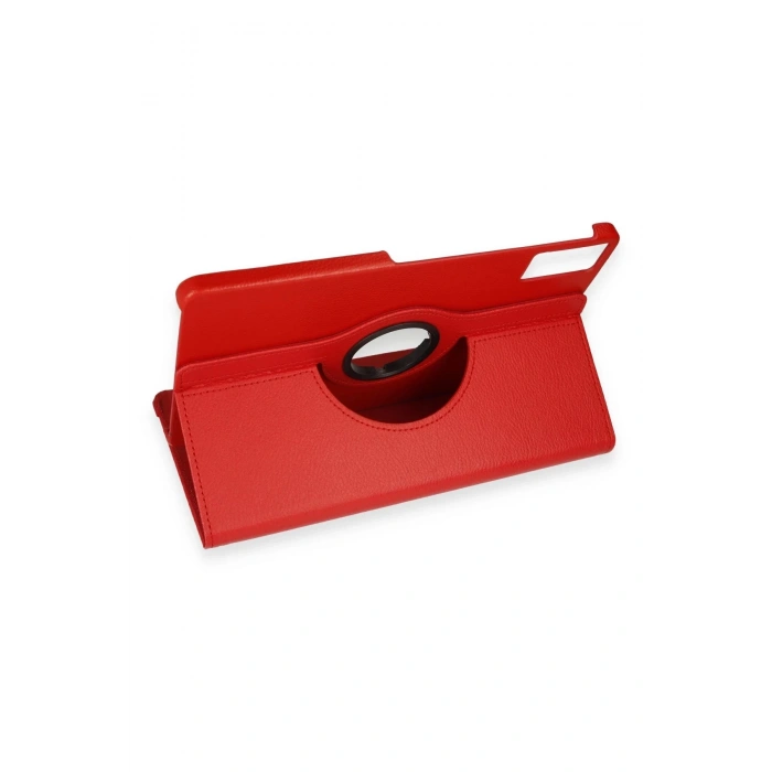 Xiaomi Redmi Pad SE Kılıf 360 Tablet Deri Kılıf - Kırmızı