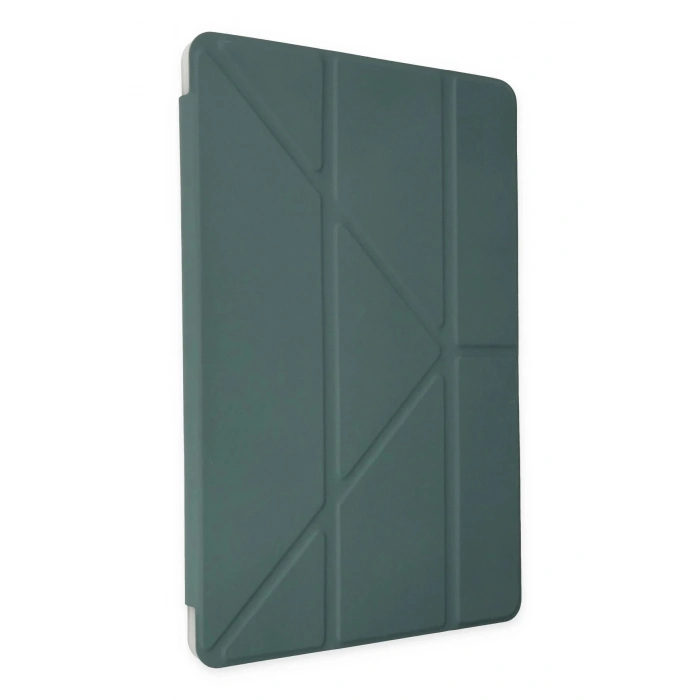 Xiaomi Redmi Pad SE Kılıf Kalemlikli Mars Tablet Kılıfı - Koyu Yeşil