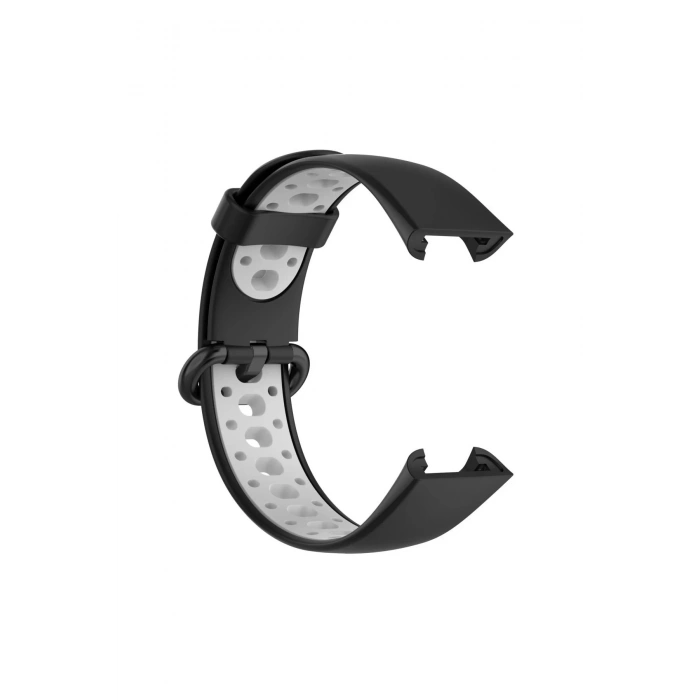 Xiaomi Redmi Watch 2 Spor Delikli Kordon - Siyah-Gri