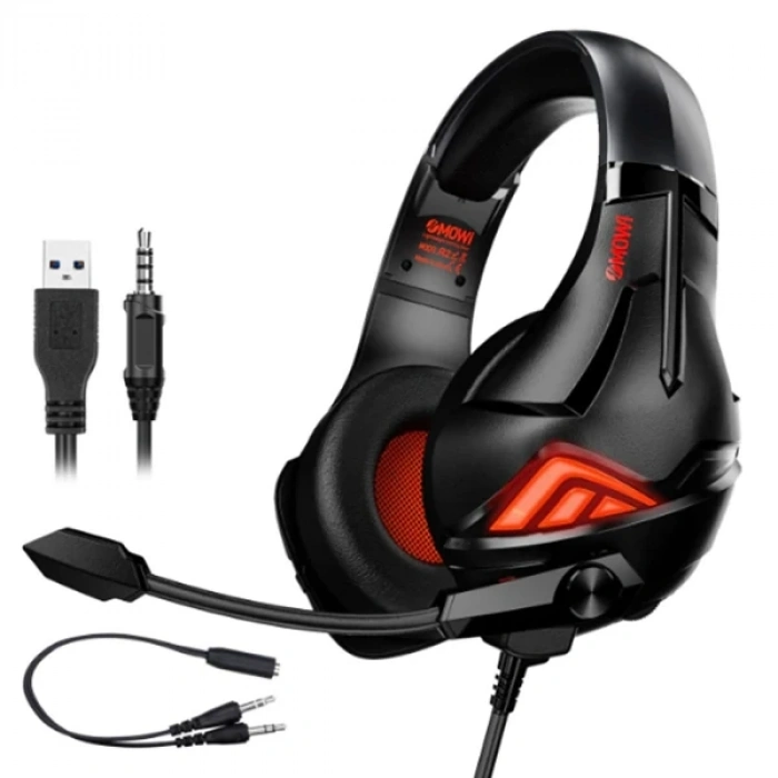 Xmowi R2 Gaming Mikrofonlu Rgb Oyuncu Kulaklılığı Gurultu Engelleyici Kulaklik