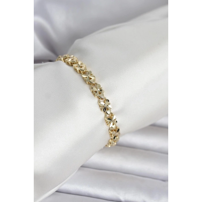 Xuping Kelebek Model Gold Renk Kadın Bileklik - TJ-BB8414