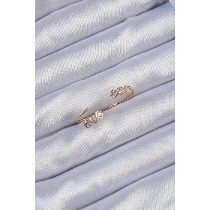 Xuping Rose Renk Zirkon Taşlı Su Yolu Küpe - TJ-BKP9430