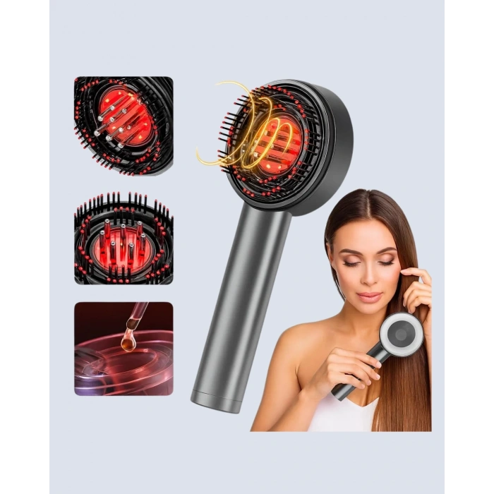 Xyt0860 Masaj Bakım Tarağı Gri