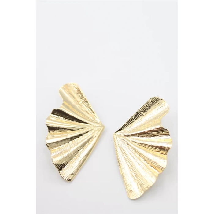 Yaprak Küpe - Altın