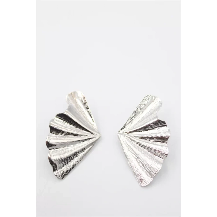 Yaprak Küpe - Gümüş