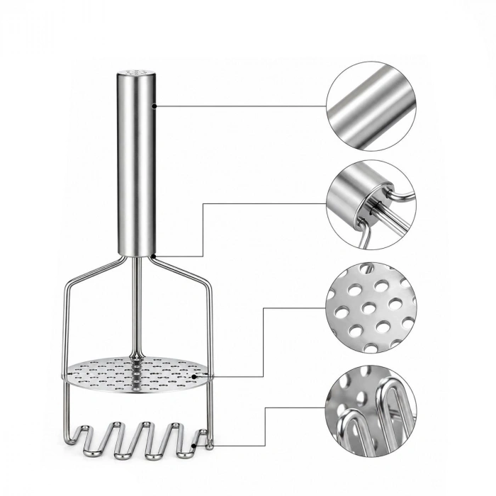 Yaylı 2-in-1 Patates Ezici