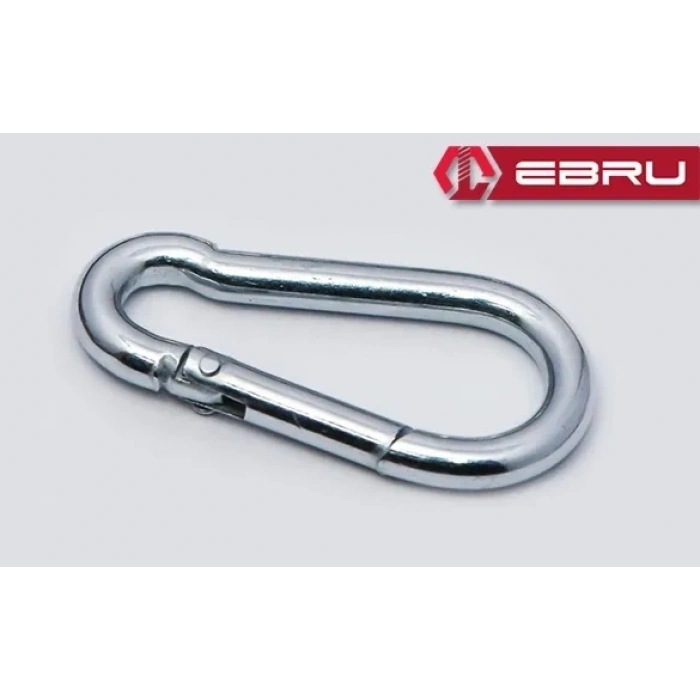 Yaylı Karabina, Çengel, Kanca 10mm - 25 Adet