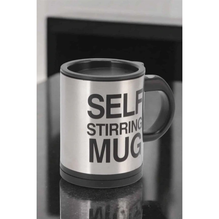Yazılı Mug Kupa Karıştırıcı Özelliği Ve Paslanmaz Çelik