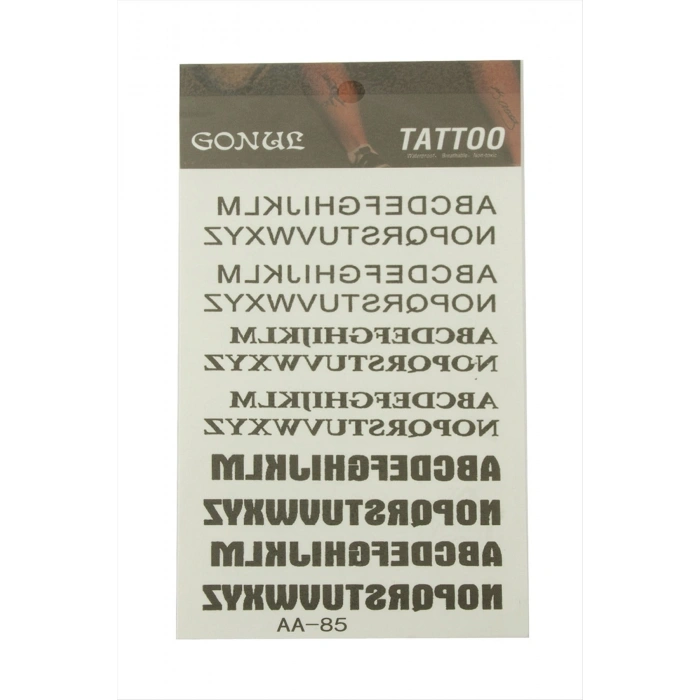 Yazılı Tattoo Dövme Sticker