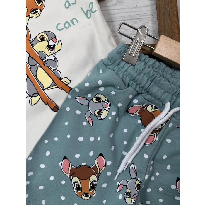 Yazlık Pamuklu Kiz Bebek 2li Takım