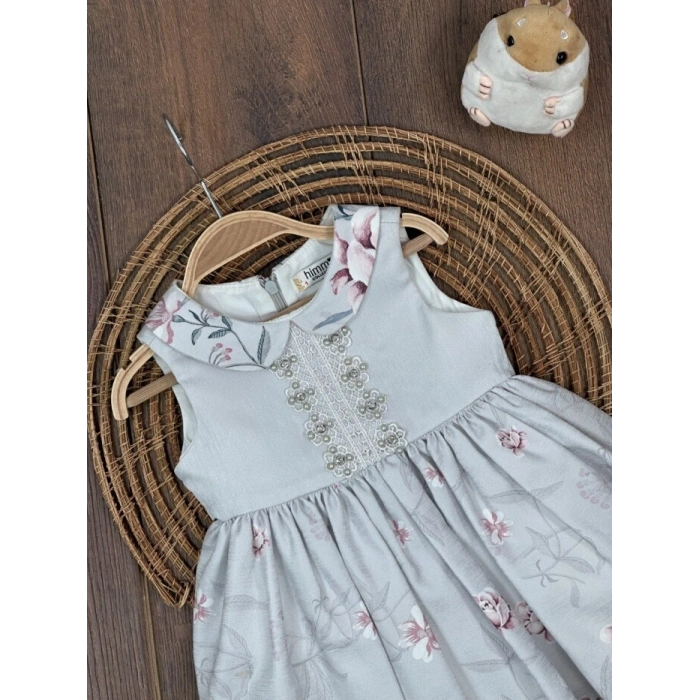 Yazlık Pamuklu Kız Çocuk Elbise