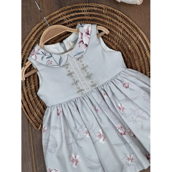 Yazlık Pamuklu Kız Çocuk Elbise