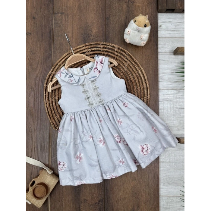 Yazlık Pamuklu Kız Çocuk Elbise
