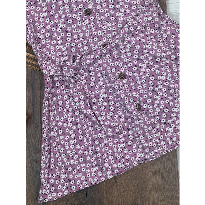 Yazlık Pamuklu Kolsuz Kız Çocuk Elbise