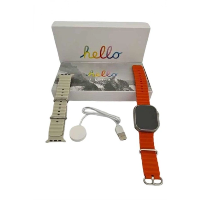 Yeni Nesil 3 Kordonlu Kol Saati 49 Mm Amoled Ekran Akıllı Saat