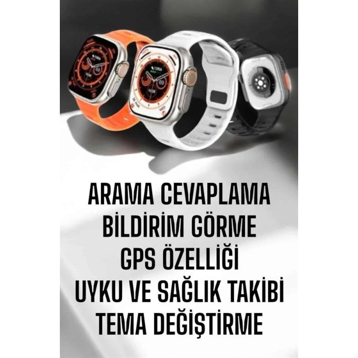 Yeni Nesil Akıllı Saat Adımsayar Gps Nabız Ölçer Uyku Ve Sağlık Takibi