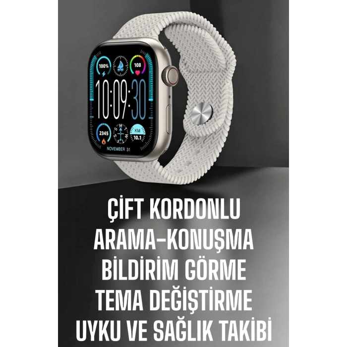 Yeni Nesil Akıllı Saat Arama Cevaplama Gps Takibi Adımsayar Nfc Özelliği