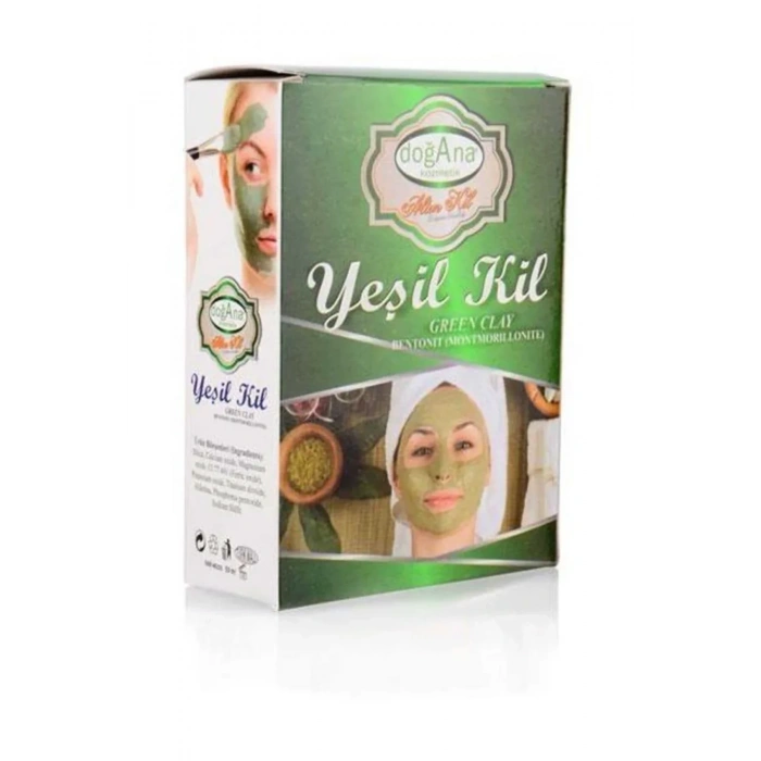 Yeşil Kil Öğütülmüş Doğal Saf Naturel 250 gr mudanis
