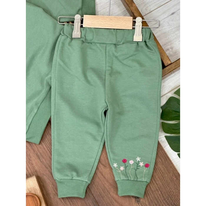 Yeşil kız bebek takım